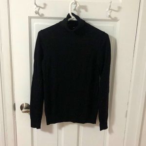 Black Muji Wool Turtleneck